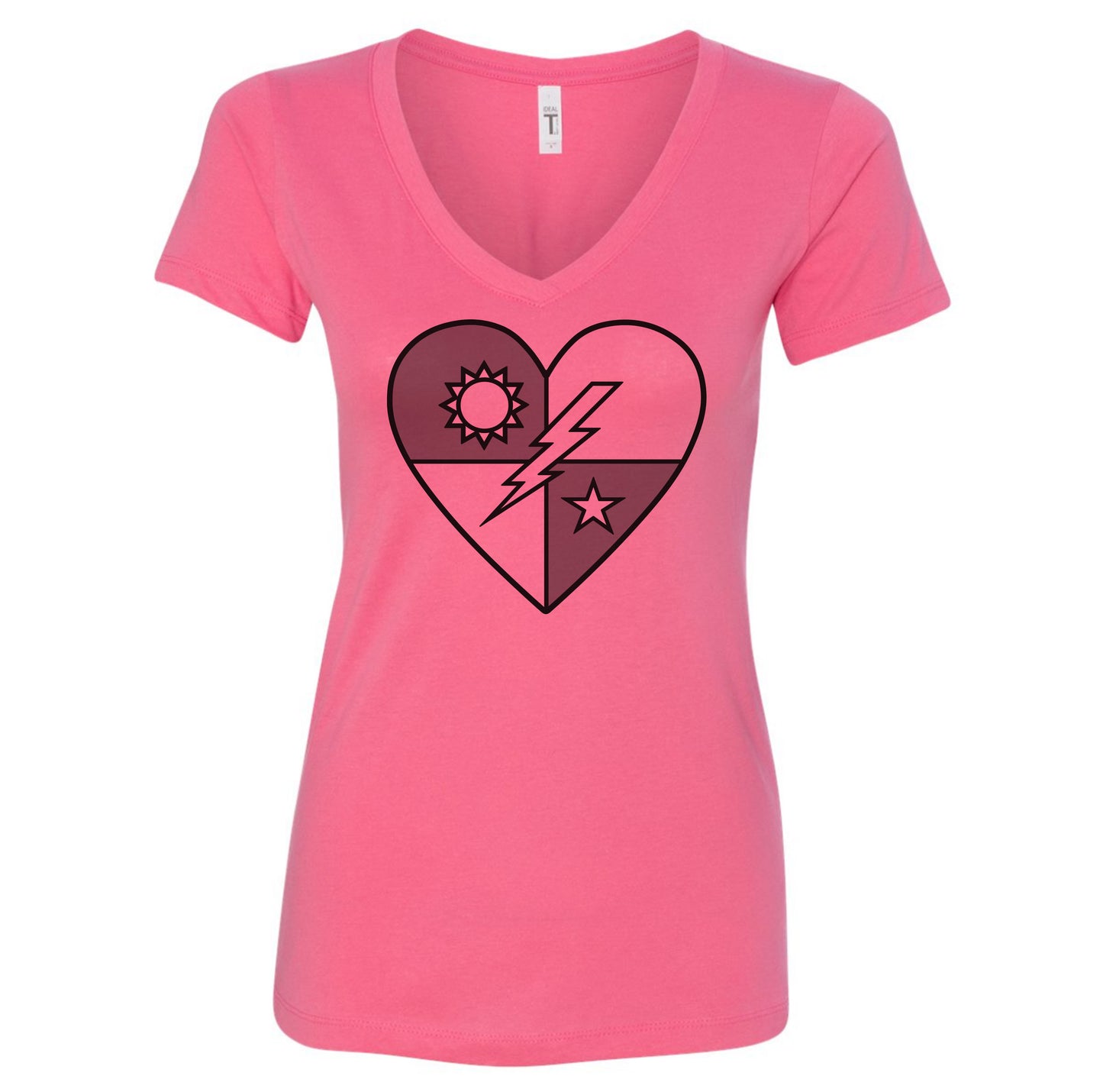 SSF DUI Heart V-Neck