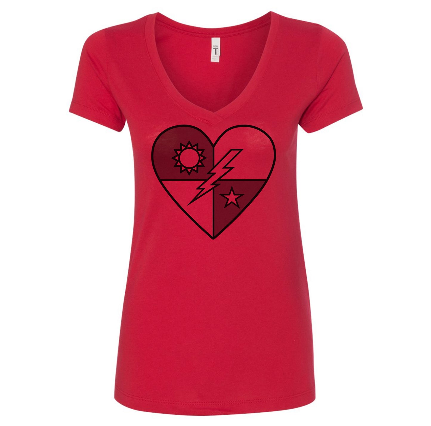 SSF DUI Heart V-Neck
