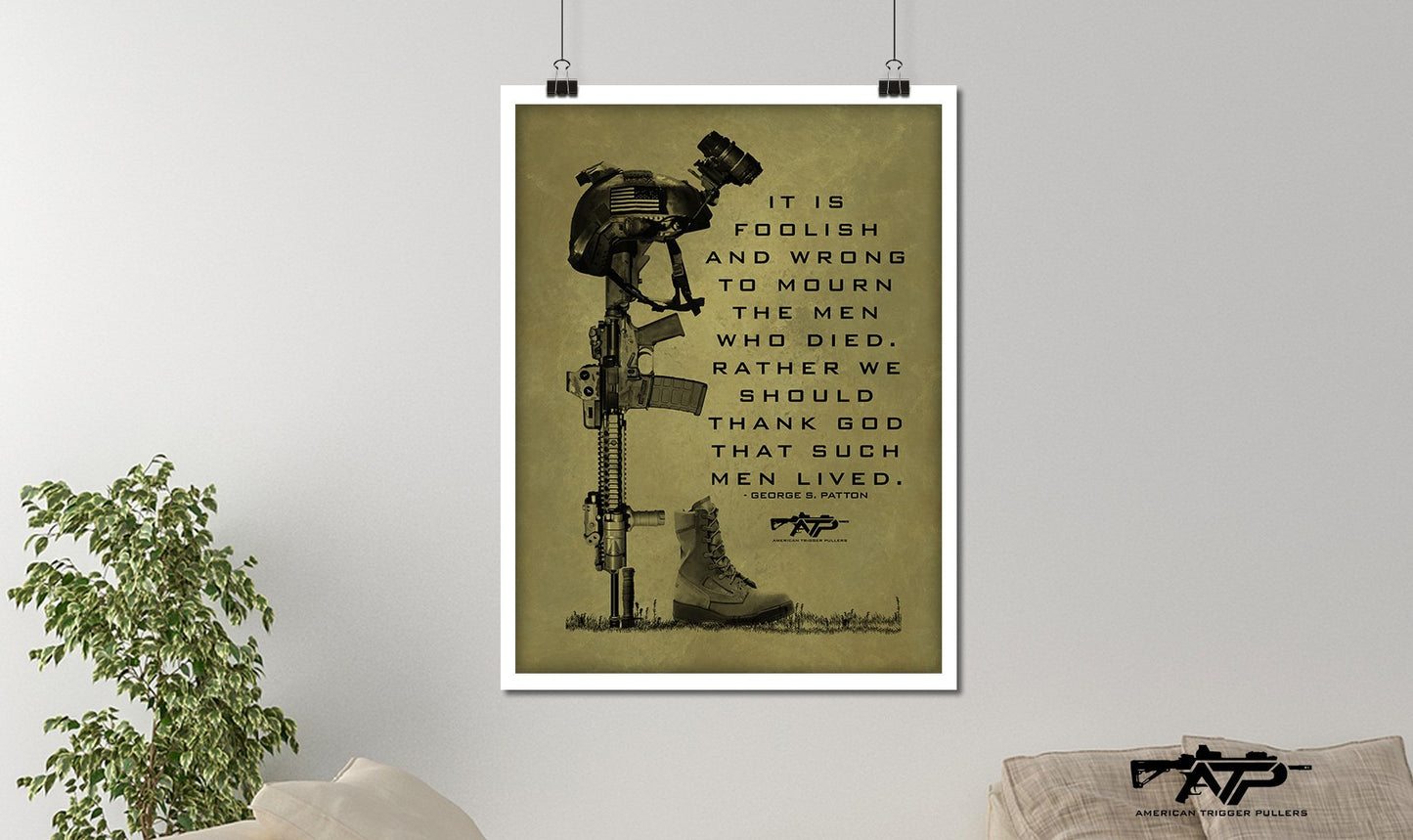 Such Men Memorial Canvas