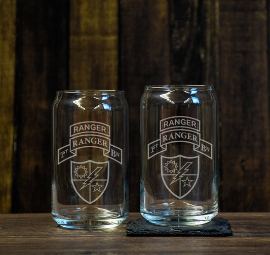 Ranger Scroll Beer Glass Set