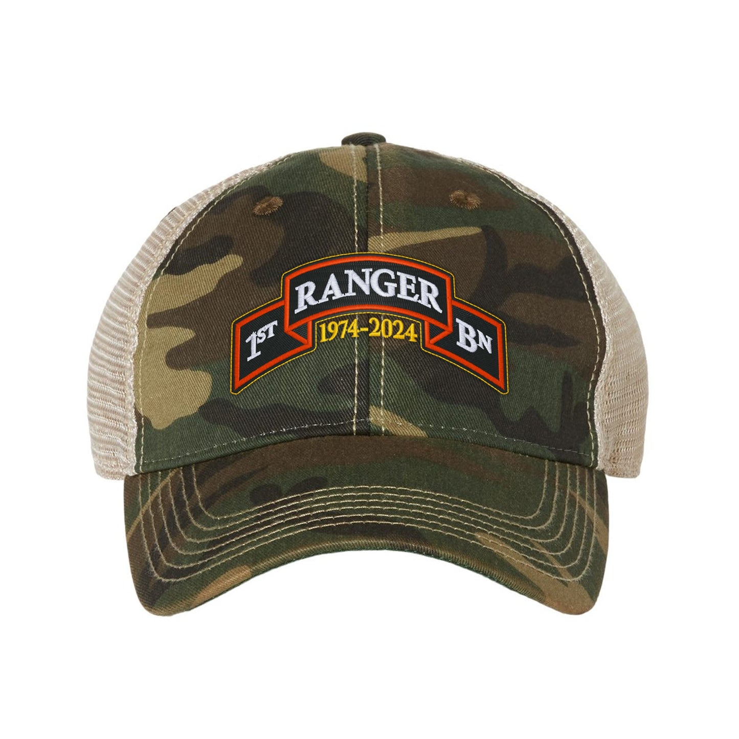 1st Batt 50th Anniversary Scroll Dad Hat