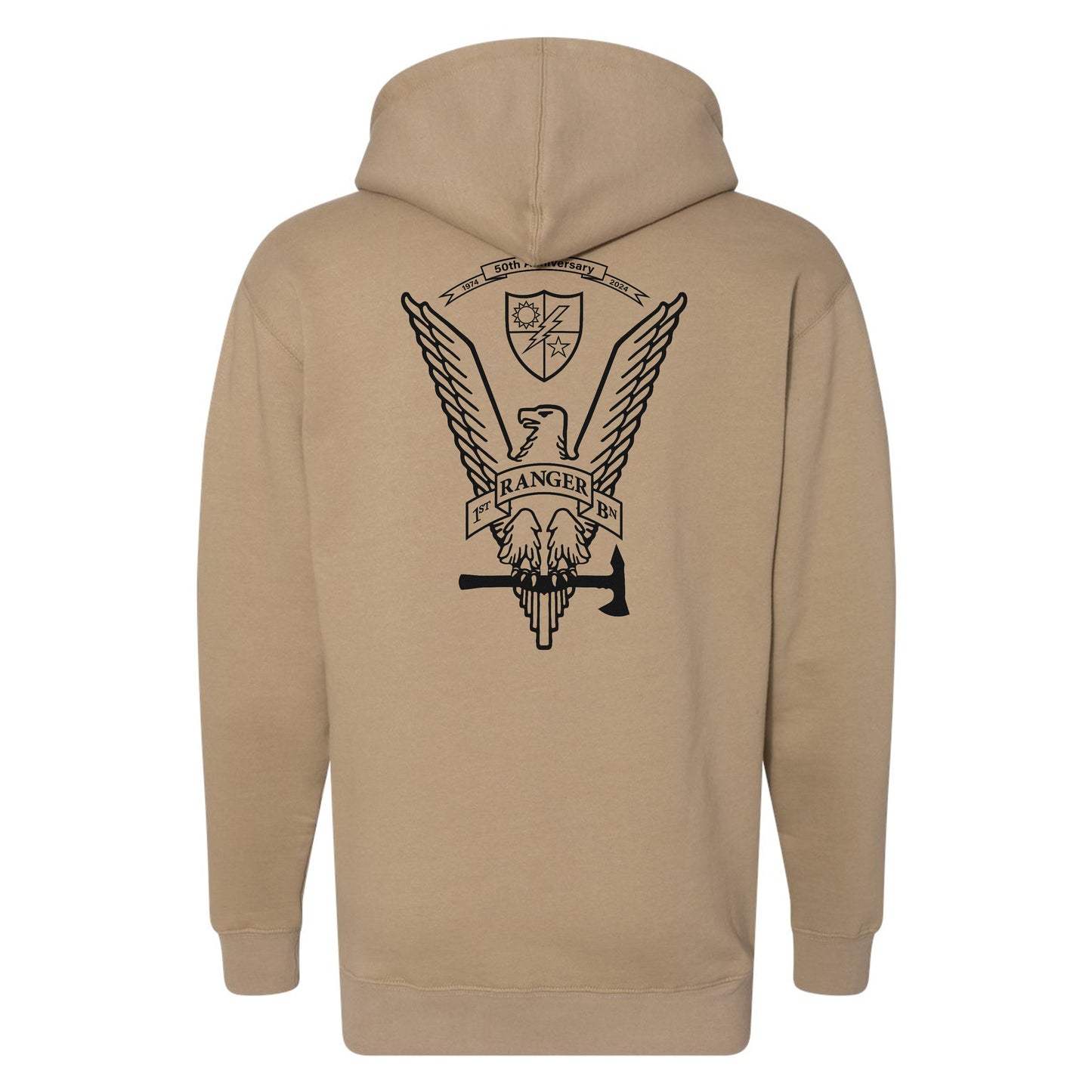 1st Batt 50th Anniversary Tomahawk Eagle Hoodie