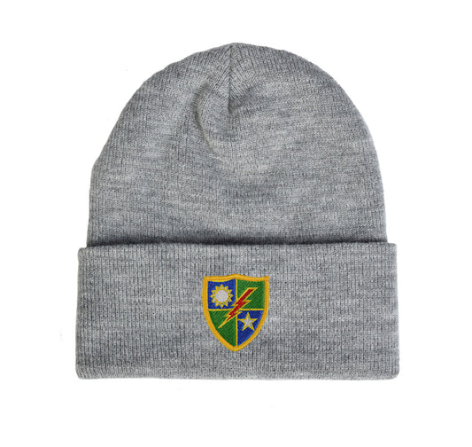 75th DUI Patch Cuff Beanie