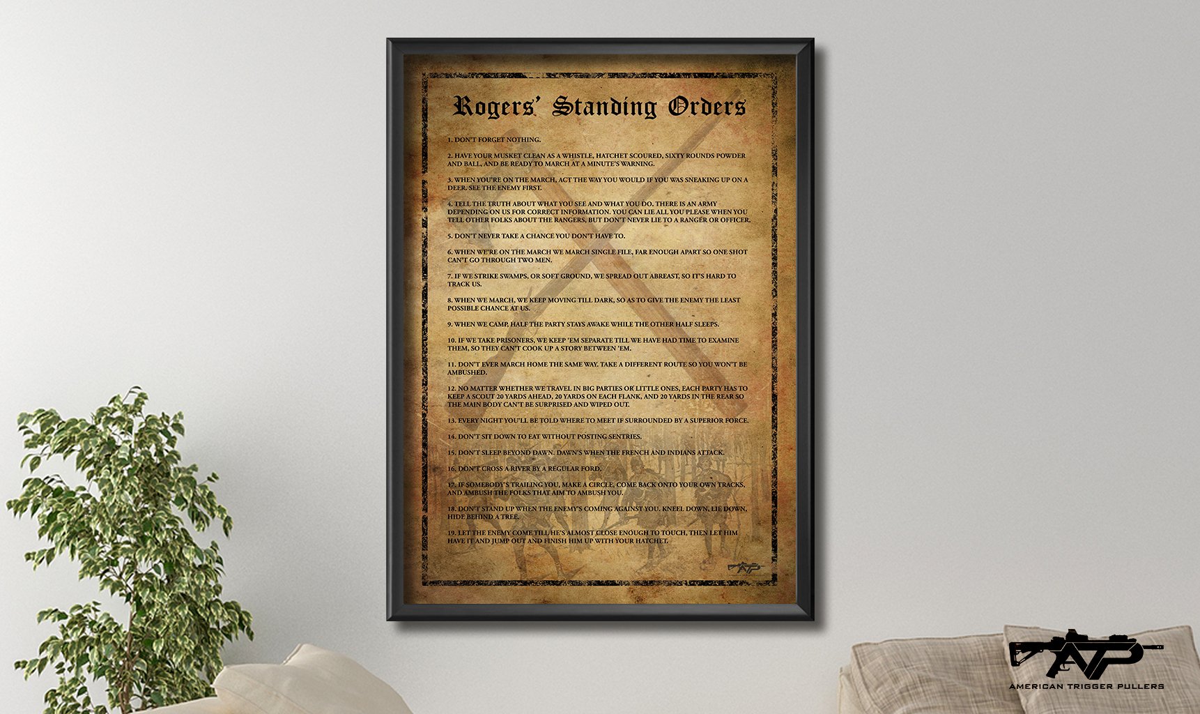 Rogers' Standing Orders Canvas